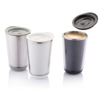 Vasos de acero inoxidable térmico de diseño moderno 350ml Trendy color gris vista general
