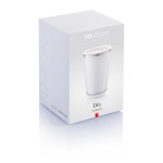 Vasos de acero inoxidable térmico de diseño moderno 350ml Trendy color blanco cuarta vista