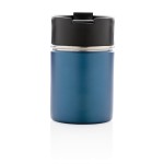 Vasos termo personalizados con cerámica color azul oscuro cuarta vista