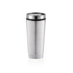 Vasos térmicos personalizados de acero con interior de PP 350ml Spot color plateado