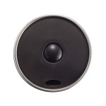 Vasos térmicos personalizados de acero con interior de PP 350ml Spot color negro tercera vista
