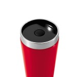 Vasos térmicos personalizados de acero con interior de PP 350ml Spot color rojo segunda vista