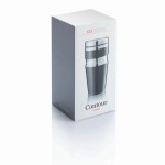 Vasos térmicos de acero y plástico con diseño ergonómico 350ml Contour color negro cuarta vista