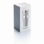 Vasos térmicos de acero y plástico con diseño ergonómico 350ml Contour color gris cuarta vista