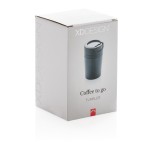 Tazas térmicas personalizadas muy pequeñas y compactas 160ml Coffee color negro quinta vista