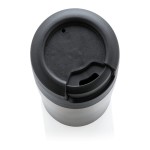 Tazas térmicas personalizadas muy pequeñas y compactas 160ml Coffee color plateado tercera vista