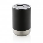 Vaso termo acero reciclado con tapa antigoteo 360ml Inspire Recycled color negro quinta vista