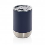 Vaso termo acero reciclado con tapa antigoteo 360ml Inspire Recycled color azul marino