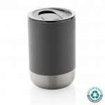 Vaso termo acero reciclado con tapa antigoteo 360ml Inspire Recycled color gris oscuro