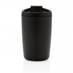 Vaso térmico fabricado en plástico reciclado 300ml Nomad Recycled color negro segunda vista