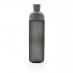 Botella de tritán con cuerpo dividido color negro tercera vista