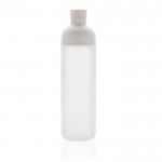 Botella de tritán con cuerpo dividido color blanco tercera vista