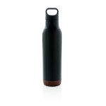Botellas reutilizables con base de corcho color negro segunda vista