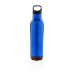 Botellas reutilizables con base de corcho color azul segunda vista