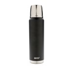 Termo corporativo grande con cubierta antidesgaste 1L Swiss Peak Large color negro tercera vista