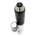 Termo corporativo grande con cubierta antidesgaste 1L Swiss Peak Large color negro cuarta vista