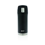 Termos impresos pequeños de acero inoxidable 300ml Swiss Peak Mini color negro segunda vista