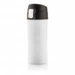 Termo reciclado de acero inoxidable con cierre seguro 300ml Eco Roiboos color blanco