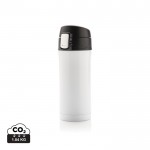 Termo reciclado de acero inoxidable con cierre seguro 300ml Eco Roiboos color blanco
