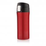 Termo reciclado de acero inoxidable con cierre seguro 300ml Eco Roiboos color rojo
