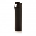 Termo de acero inoxidable con tapa de cierre seguro 450ml Exclusive color negro