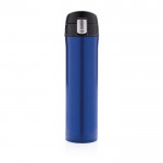 Termo de acero inoxidable con tapa de cierre seguro 450ml Exclusive color azul segunda vista