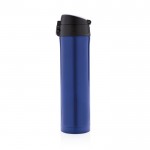 Termo de acero inoxidable con tapa de cierre seguro 450ml Exclusive color azul tercera vista