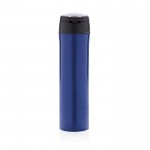 Termo de acero inoxidable con tapa de cierre seguro 450ml Exclusive color azul cuarta vista
