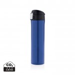 Termo de acero inoxidable con tapa de cierre seguro 450ml Exclusive color azul