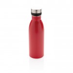 Botellas de acero reciclado antifugas sin BPA color rojo