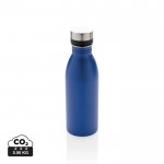 Botellas de acero reciclado antifugas sin BPA color azul