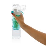 Botella para agua con infusor de frutas color turquesa séptima vista