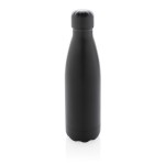 Botellas termo personalizadas de acero color negro