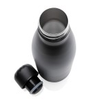 Botellas termo personalizadas de acero color negro cuarta vista