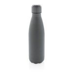 Botellas termo personalizadas de acero color gris oscuro