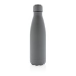 Botellas termo personalizadas de acero color gris oscuro segunda vista