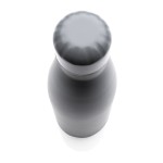 Botellas termo personalizadas de acero color gris oscuro tercera vista