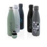 Botellas termo personalizadas de acero color blanco