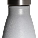 Botella con revestimiento reflectante color gris tercera vista