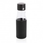 Botella de cristal promocional Ukiyo negra