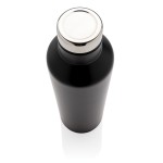 Botellas de acero de diseño moderno color negro tercera vista