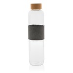 Botellas de agua de cristal personalizadas color transparente segunda vista