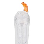 Botellas con compartimento para fruta color naranja tercera vista
