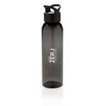 Botella libre de BPA para personalizar color negro vista con logo