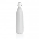 Botella grande de acero térmica color blanco segunda vista