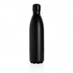 Botella de acero grande con función termo color negro segunda vista