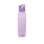 Botella de RPET ideal para el gimnasio con tapón de rosca 650ml color violeta