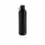 Botella de acero inoxidable de gran capacidad color negro