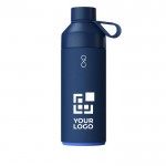 Botella termo de acero y plástico reciclado 1L Ocean Bottle vista principal