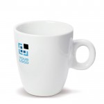 Taza de cerámica blanca apta para las máquinas de café 200ml vista principal